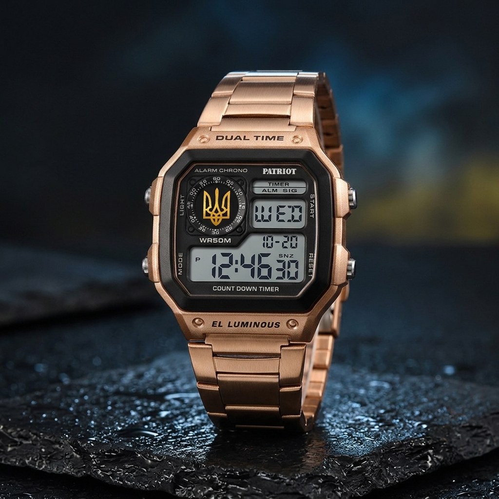 Patriot 011RGUAGD Тризуб у кольорі Рожеве золото