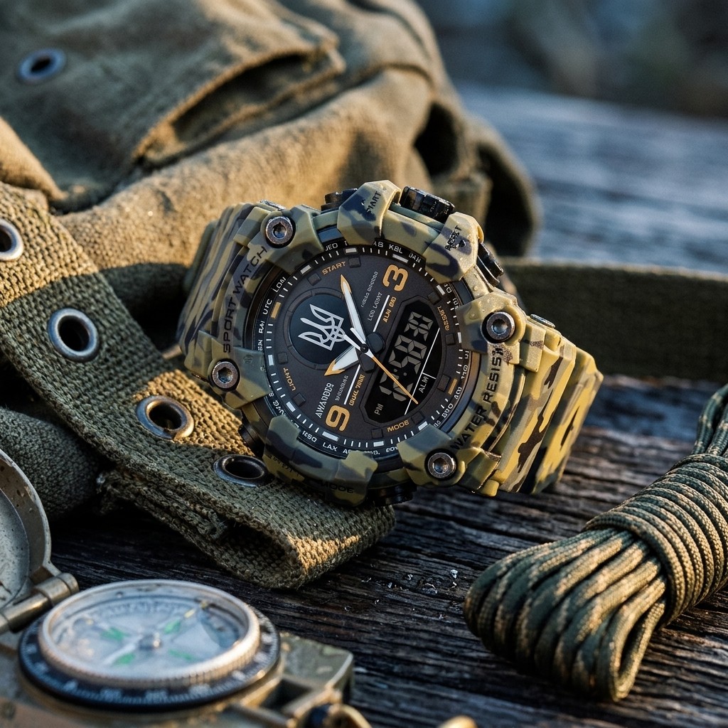 Awarder 001 Тризуб Camo Green