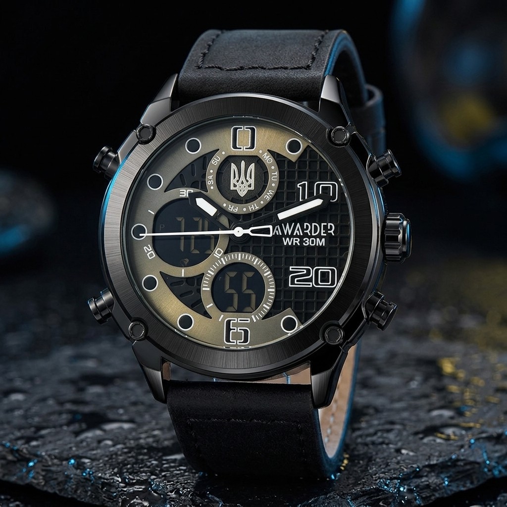 Awarder 017 Тризуб Black