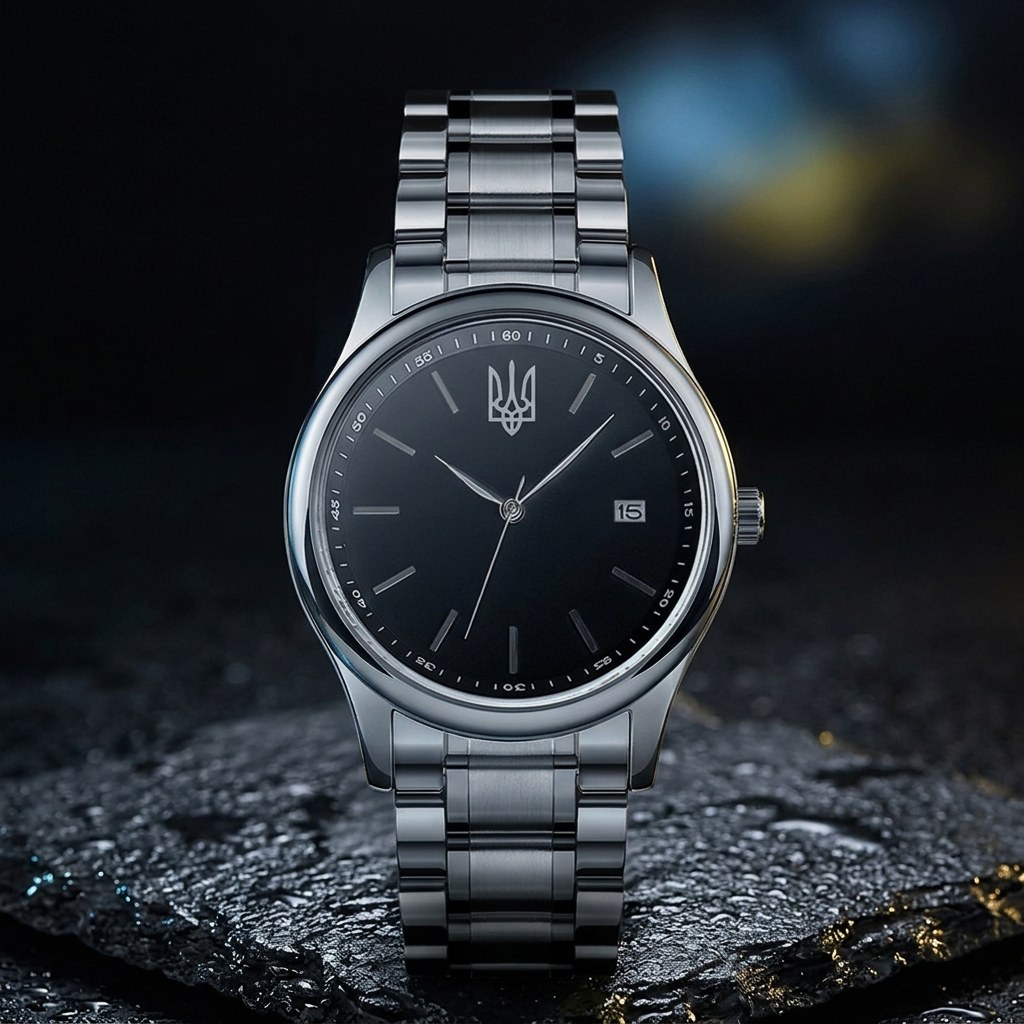 Awarder 023 Silver-Black Тризуб Срібло